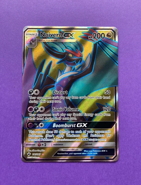 Pokemon S&M Brennende Schatten 141/147 Noivern Gx Full Art Ultra Selten