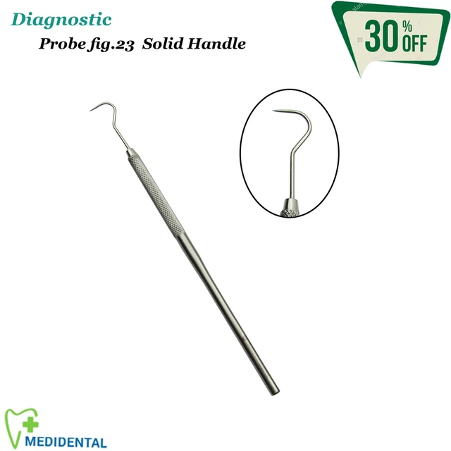 Set De 9 Sondes Dentaires Diagnostiques TK PLUS - Acier Inoxydable - Neuf Pour Dentiste Ou étudiant