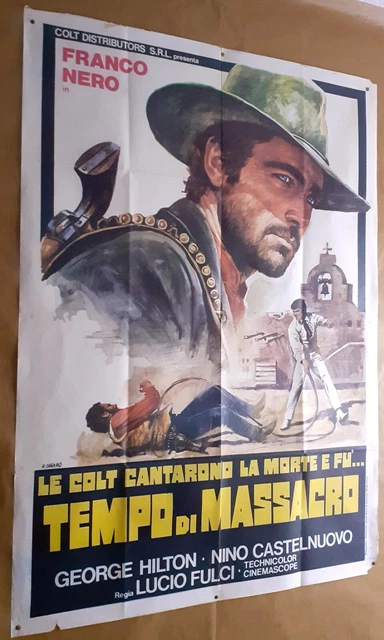 Le Temps Du Massacre.western Spaghetti.franco Nero.lucio Fulci.casaro.100X140