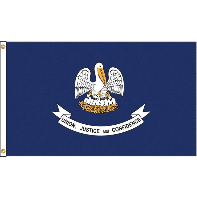 NYLGLO 142170 Louisiana Flag,4x6 Ft,Nylon