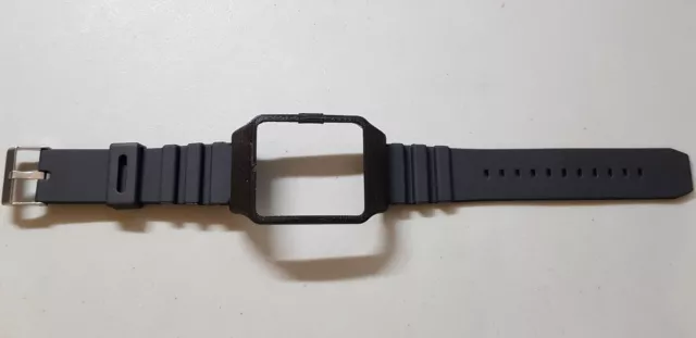 Sony SmartWatch 3 SWR50 Custodia nera (adattatore) e cinturino in gomma nera