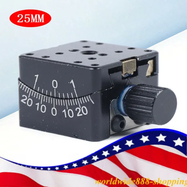 PT-SD304 Manual Goniometer Stage Dovetail Platform Optical Sliding Table 25MM