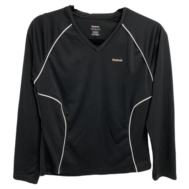 Reebok Ragazzi Abbigliamento Sportivo Asciutto T Camicia Manica Lunga Taglia L