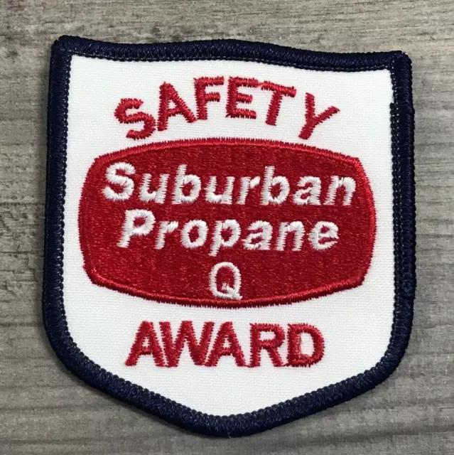 Suburban Propane Q Safety Award Vintage Advertising Patch