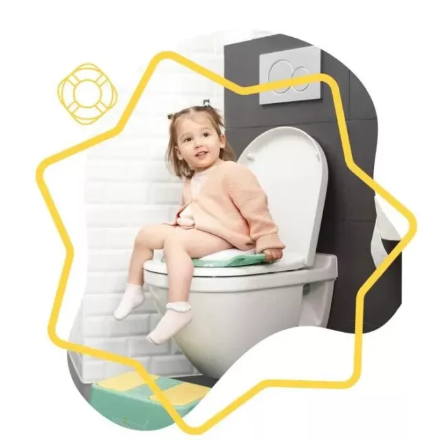 Réducteur de Toilette Idéal et Confortable avec 2 Poignées pour Enfants 3