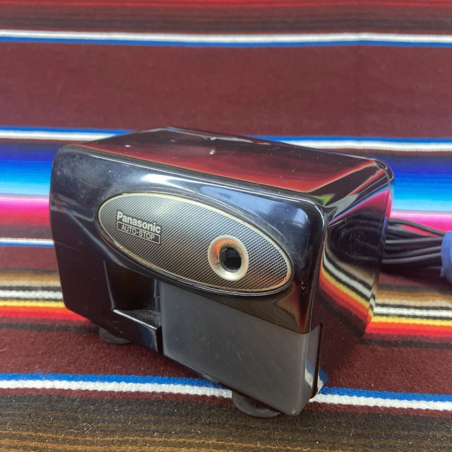 Panasonic KP-310 Auto-Stop Electric Pencil Sharpener Black Suction Cups Tested