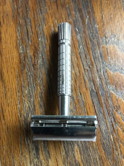 1963 L 1 Vintage Gillette Old Straight Razor Made In USA Very Good Condition
