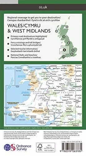 Wales  West Midlands by Not Available (Sheet map 2020) 2