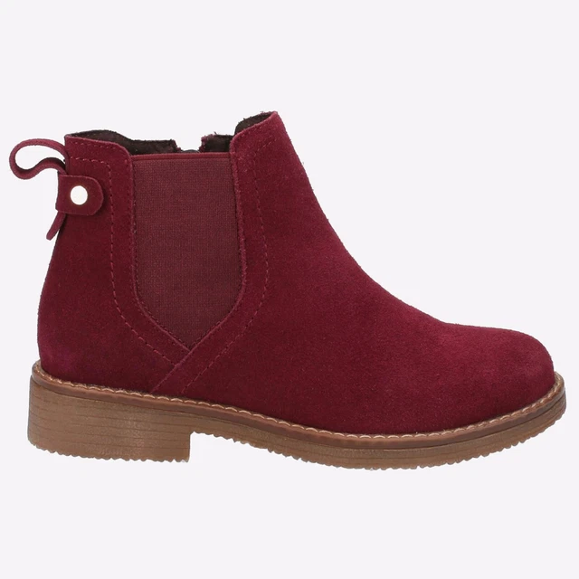 Hush Puppies Malandain Mémoire Mousse Cuir Femmes Bottines Chelsea
