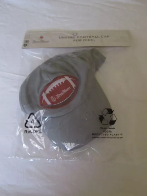 KöPi KÖNIG PILSENER Football Cap NFL Super Bowl Mütze Kappe grau verstellbar NEU