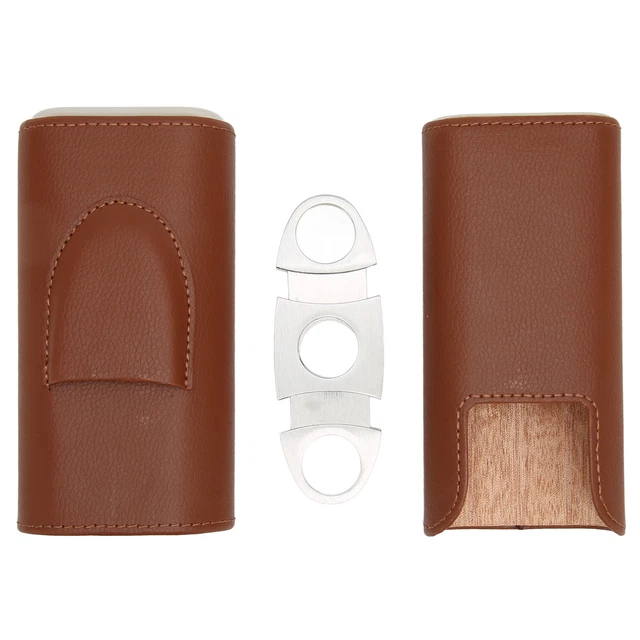 Custodia Per Sigari In Pelle Custodia Idratante Portatile Umidificatore Tubo