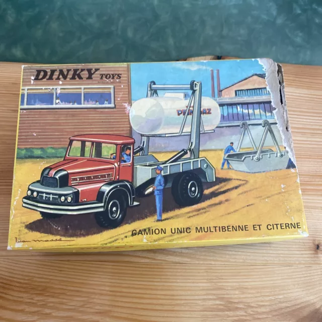 dinky toys boîte vide d'origine 805 Camion Unic