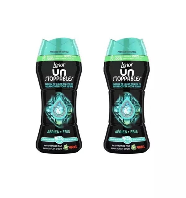 Lenor Unstoppables Wäscheparfüm FRESH 2er-Pack Wäscheperlen !224g! Waschduft NEU