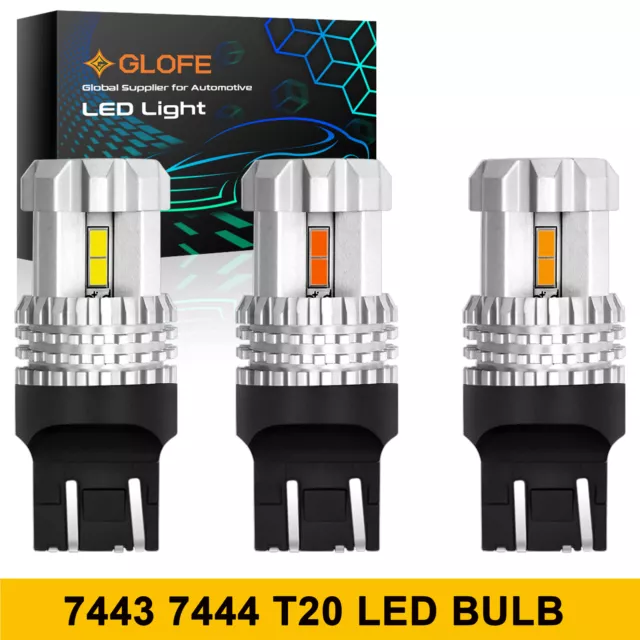 LED Turn Signal Brake Light Bulb Anti Hyper Flash 7443 7440 7444 7771 T20 7444NA