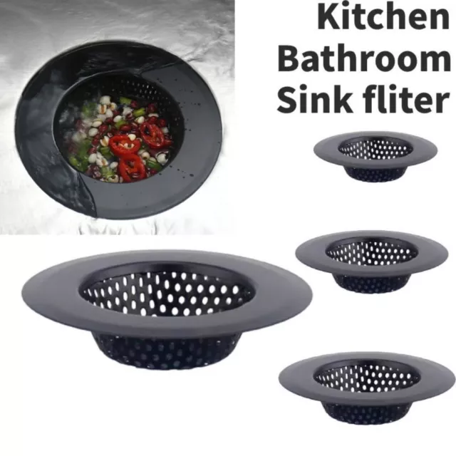 Anti Clog Drain Filter With Handle Waste Catcher  Kitchen Bathroom Accessories