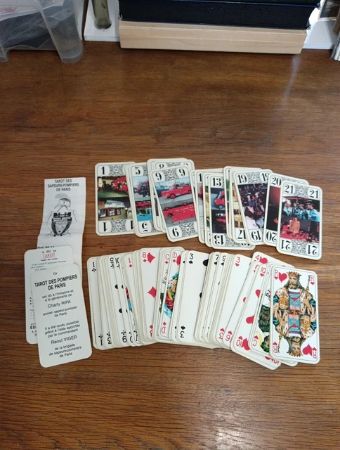 Jeu De Tarot Des Sapeurs-Pompiers De Paris – Dusserre Paris – Complet