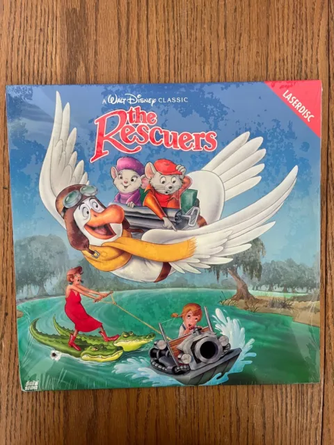 The Rescuers Walt Disney Laserdisc New Sealed