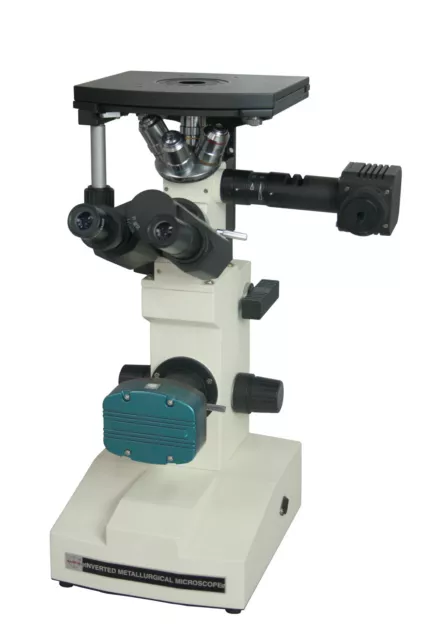 Inverted Research Metallurgical Material Science Microscope w 5Mpix PC Camera