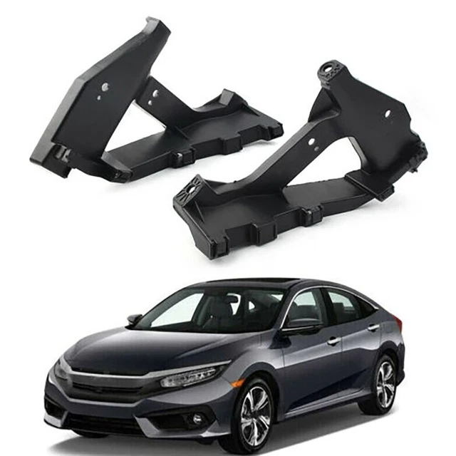 2 X Headlight Retainer Bracket Pair For Honda CIVIC Sedan 2016-2019 Front NEW