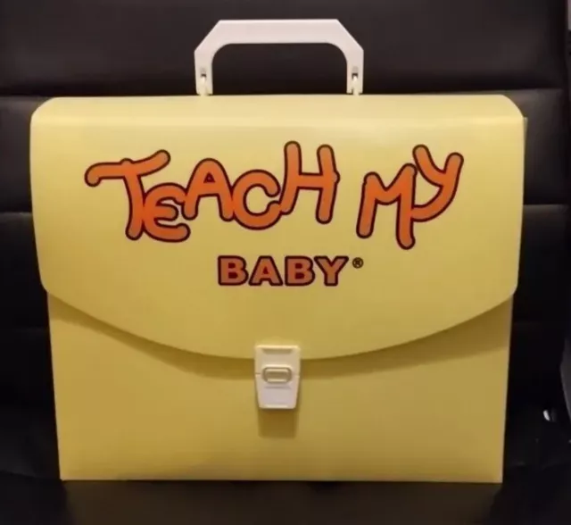 Teach My Baby Learning Kit Incomplete Missing A Couple Pieces  w/Carrying Case