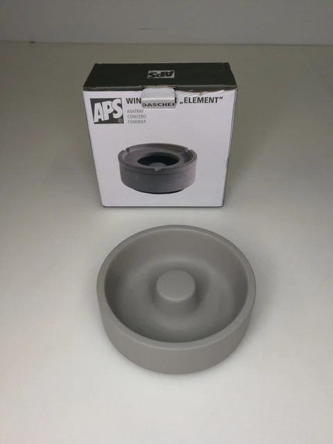 Cenicero APS "Elemento" - 10,5 x 5 cm - gris ^