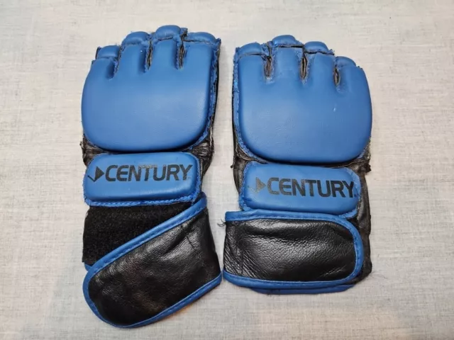 Century Men's Foam Padded Boxing Gloves, Size S/M, Blue/Black