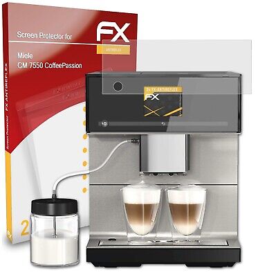 atFoliX 2x Film Protection d'écran pour Miele CM 7550 CoffeePassion mat&antichoc