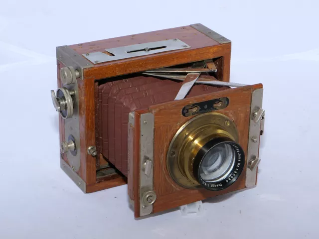 AS-IS! Zeiss Nettel TROPICAL (871/3), teak 6x9cm, Tessar 12cm/3.5. Display Only!