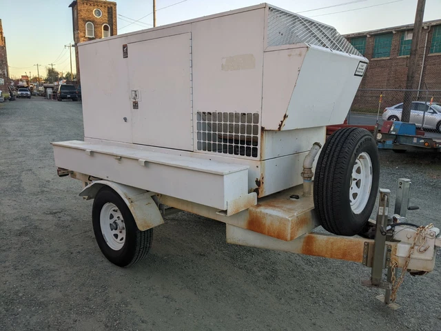 1994 Cummins 60kw/40kw 4bt diesel portable generator only 456 hours