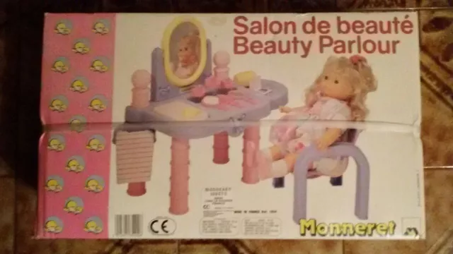 SALON DE BEAUTE  pour poupée à partir de 3 ans  Jouets MONNERET Made in FRANCE