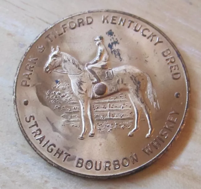 Park & Tilford Kentucky Bred Straight Bourbon Whiskey Louisville, KY., MEDAL