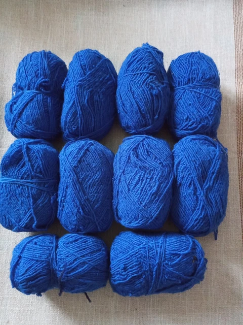 Lot de 10 Pelotes 50g Coton "Phildar" - Neuves