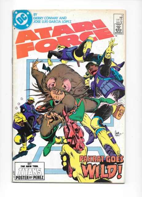 Atari Force #3 1984 VF DC Comics