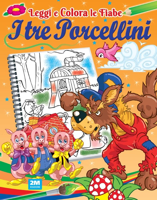 Libro Sonoro I Tre Porcellini - Edizione Illustrata A Colori Per Bambini