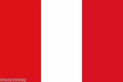 Peruvian National Flag Of Peru South America 5 X 3 Ft Large Great Value New