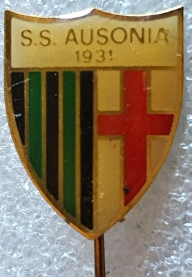 Distintivo calcio ⚽ AUSONIA spilla MILANO pin LOMBARDIA no piedino AGO resina 