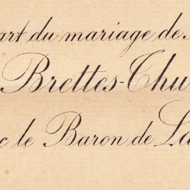 Louise Marie Françoise De Brettes-Thurin Paris 1892 Pierre Martin De La Bastide