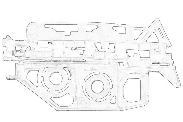 FENDER BRACKET OE PEUGEOT 7120PW $143.47 - PicClick AU