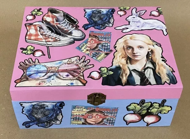 Harry potter Inspired Luna Lovegood Keepsake Box