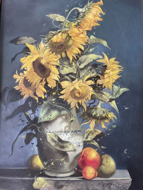 Girasoli Di Alfio Presotto - Olio su tela (50x70)