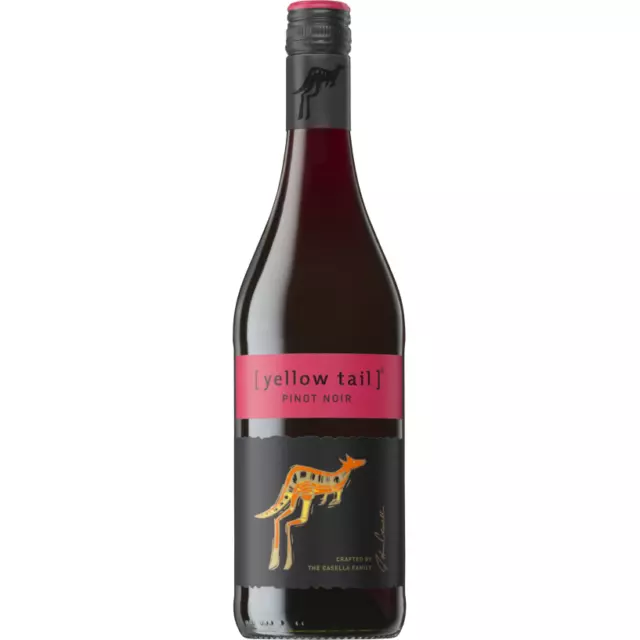 12 Bottles of Yellow Tail Pinot Noir Red Wine 2020 w/Free Shipping!