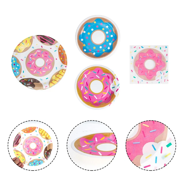 52 un. vajilla para fiesta de cumpleaños platos de papel para baby shower platos de cena