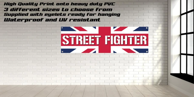 Streetfighter GSXR wheelie  Garage banner turbo Workplace Mancave Race bike