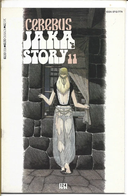 Cerebus #124 Jaka Story 11 Aardvark Vanaheim Comics 1989 Bagged / Boarded