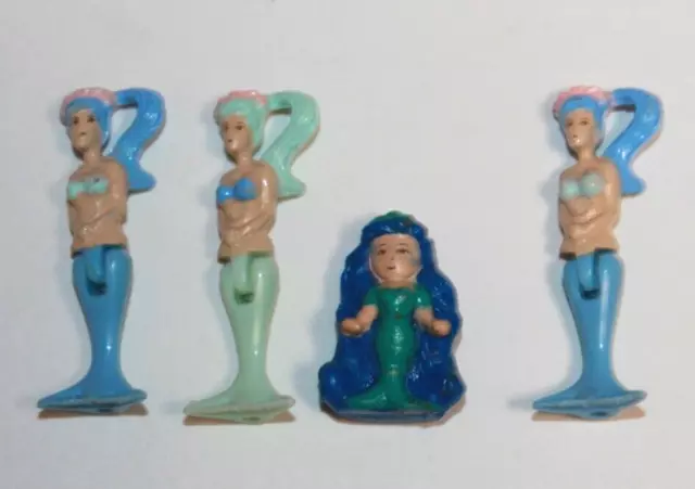 Vtg Tiny Playset Polly Pocket Mermaid Accessories
