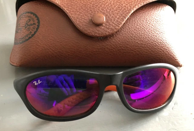 Ray-Ban Junior RK9004S Sunglasses With Brown Case Check Pictures! 2pcs