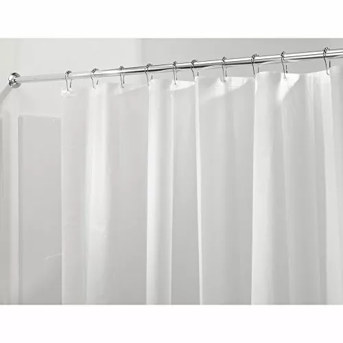 Idesign Shower Curtain With Magnetic Hem Long Shower Curtain Made Of Mould PEVA