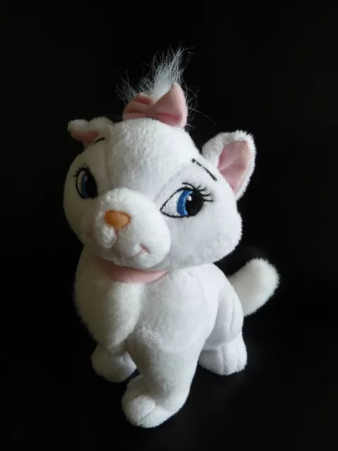 Q5. Doudou Peluche Disney Marie Le Chat Aristochats Rose Blanc Bleu  18C Ttbe