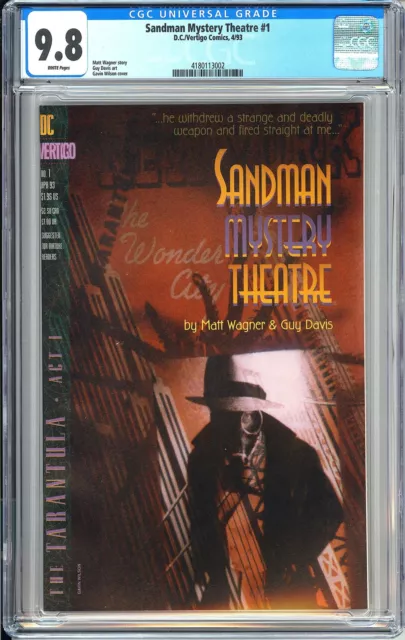 Sandman Mystery Theatre 1 CGC 9.8 1993 4180113002 Tarantula Act 1 Netflix Key