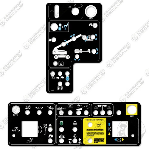 Decal Kit For Genie Z-45/25 Articulated Boom Lift (2003 Model) – 7 Year 3M Vinyl, Aftermarket